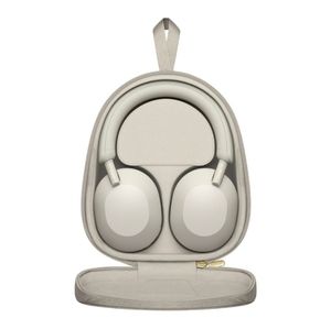 Sony - WH-1000XM5 Wireless Noise-Canceling Over-the-Ear Headphones - Silver